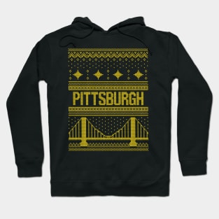 Pittsburgh Ugly Christmas Sweater Hoodie